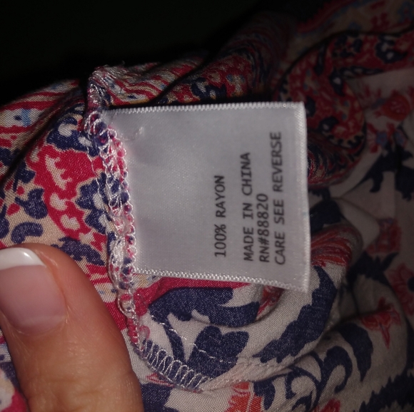 ❤️ EUC Artisan NY floral boho blouse - Picture 6 of 7